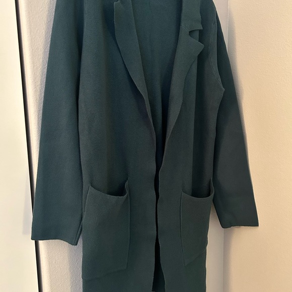 Deluc brand sweater coat. Dark green size . Excellent condition - Picture 2 of 8